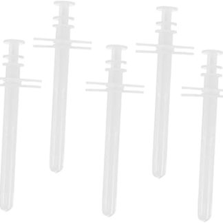 Набор из 5 дозаторов для лекарств для кошек и собак с точной подачей таблеток и жидкостей. Удобный инструмент для введения лекарств мелким животным.