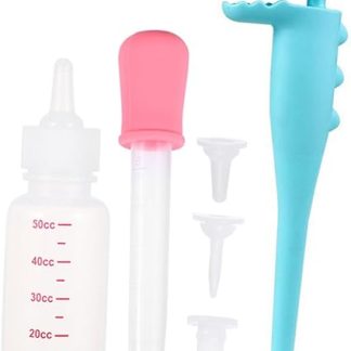 Набор бутылочек для кормления домашних животных с уникальными сосками для щенков, котят и мелких животных, подходит для молока и лекарств. Прост в использовании даже для начинающих.