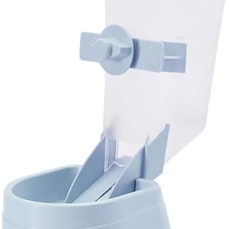 Автоматическая кормушка для собак YARNOW с функцией подвешивания, большая вместимость, подходит для использования в двух клетках, легко чистится, устойчива к опрокидыванию, компактна.