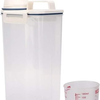 Герметичный контейнер для хранения корма для собак Yctze, влагонепроницаемый контейнер с мерным стаканчиком для больших собак.