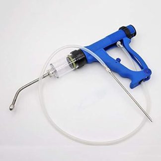 Шприц для дозирования препаратов для скота - 2 в 1 для непрерывного дозирования крупного рогатого скота, коз и свиней - Простое и точное использование в ветеринарии.