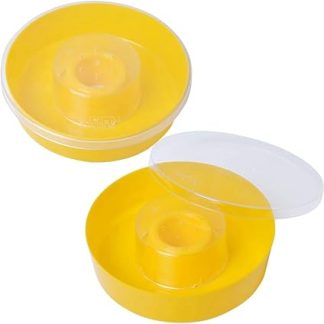 Круглая кормушка для пчел, верхняя поилка для пчел и принадлежности для пчеловодства (2 шт.)