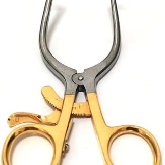 Катушка для ветеринарных инструментов из нержавеющей стали, размер 14 см, 1 шт., для профессионального ухода.