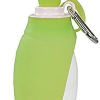 Портативная дорожная бутылка для воды Rosewood в форме листа, прозрачно-зеленая.