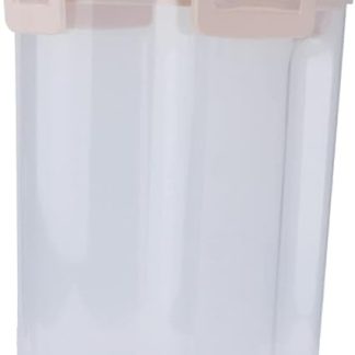 Герметичный контейнер для хранения корма для собак KIMISS с крышкой и мерным стаканчиком для здорового кормления – контейнер для хранения корма для домашних животных с воронкообразным отверстием.