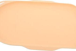 Водонепроницаемый противоскользящий коврик для миски для домашних животных TOYANDONA, быстросохнущий, защищает пол во время кормления кошек и собак, желтый, маленький размер.