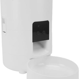 Автоматическая кормушка для домашних животных с Wi-Fi, умный дозатор корма для кошек и собак (белый)