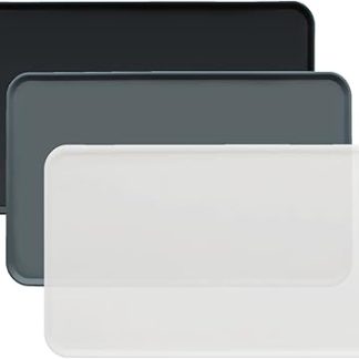 Базовый силиконовый коврик для миски (48 x 30 см, прозрачный) и нескользящий коврик для миски для собак или кошек, коврик для корма для собак, кошек, мисок, кофе