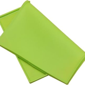 Водонепроницаемая силиконовая миска для кормления домашних животных с приподнятыми краями, легко моется, устойчива к высоким и низким температурам, зеленая подстилка для миски для собак.