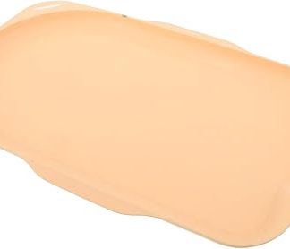 Водонепроницаемая подстилка для миски для собак и кошек Milisten, нескользящая, для кормления, защищает пол от пролитой жидкости, удобная и легко моется, желтого цвета.