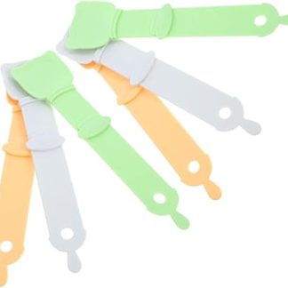 6 ложек для кормления кошек влажными лакомствами, эргономичные дозаторы порций, удобны в использовании, разноцветные.