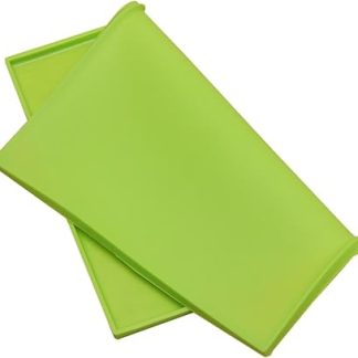 Водонепроницаемый силиконовый коврик для кормления домашних животных с приподнятыми краями, нескользящий и легко моющийся, устойчивый к высоким и низким температурам, зеленый коврик для миски.