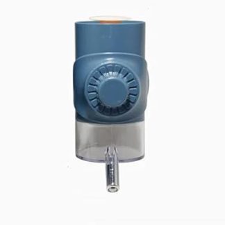 Подвесная поилка для клетки - Простая большая поилка для кошек и собак - Темно-синяя