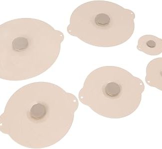 Силиконовые крышки для продуктов Haofy, термостойкие до 230 градусов, безопасны для использования в кастрюлях, мисках и банках, защищают от брызг в микроволновой печи.