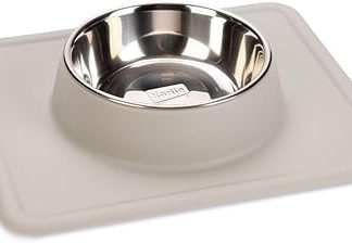 Karlie Silikon INOX Napf Dex 350 мл белый