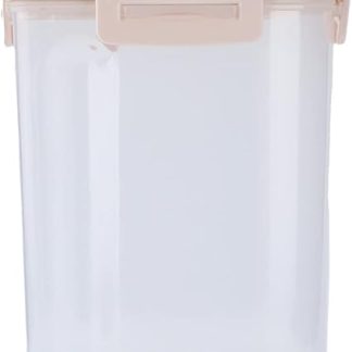 Герметичный контейнер для хранения корма для домашних животных. Закрытый контейнер для хранения корма для домашних животных. Ведро для собак с крышкой и мерным стаканчиком. Герметичный контейнер для хранения корма для домашних животных.