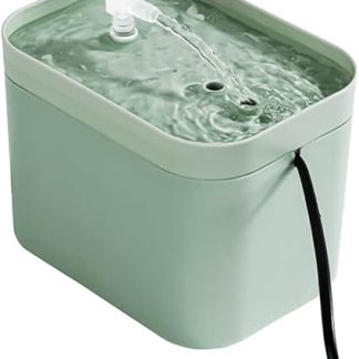 Поилка для кошек с 3 сменными фильтрами и ультра-лимонным насосом для здоровой и свежей циркуляции воды. Разработана специально для кошек и собак.