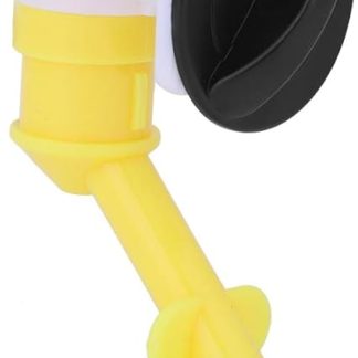 Практичный желтый подвесной диспенсер для воды для щенков, поилка для кошек, собак, щенков и кроликов в клетке.