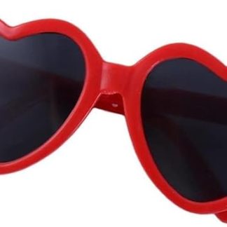 Red Pet Sunglasses Cute Pet Dog Sunglasses Cat Glasses Heart Sun Flower Glasses for Small Dogs Cat Accessories Photos Props Pets Party Decor Dog Sunglasses 1 Pc