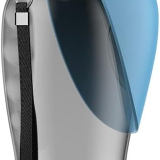 Бутылка для воды для собак, портативная поилка для собак, с рисунком листьев, складная, для прогулок с собакой на открытом воздухе.