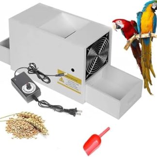 Сепаратор зерна из нержавеющей стали с вентилятором с регулируемой скоростью для эффективного разделения семян проса, дыни и различных злаков.