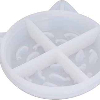 Набор для самостоятельного изготовления силиконовых форм для корма для животных из смолы, удобная форма для лотка, прочная и износостойкая конструкция, практичная выкройка для легкого изготовления.