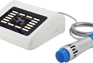 Аппарат для ударно-волновой терапии животных, 10–300 МДж, аппарат для экстракорпорального ударно-волнового массажа лошадей, с 7 массажными головками, регулировка частоты 1–18 Гц.