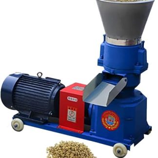 Машина для производства древесных гранул — двигатель из чистой меди мощностью 4,5 кВт, высокоэффективный прибор для производства корма для собак и животных, производит однородные гранулы со скоростью 0,3 т/ч.