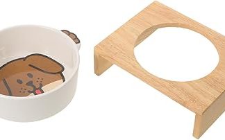 Миски для корма и кошек с двойными ручками, керамические миски для воды для животных.