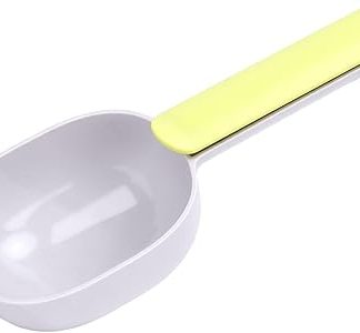 Ложка для корма для животных Haofy с зажимом, из АБС-пластика, с длинной ручкой, для кошек, собак и кроликов, серая, зеленая, для путешествий.