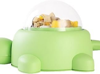 Кормушка для лакомств для домашних животных | Миски-головоломки для собак в форме черепахи - Миски для медленного кормления мелких животных для умственной стимуляции во время тренировок.