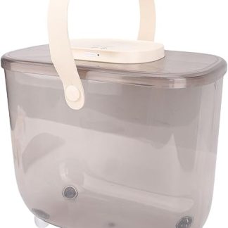 Qcwwy Герметичный контейнер для корма для домашних животных, вакуумная упаковка, прочные пластиковые контейнеры для хранения кошачьего корма для сохранения свежести и удобства.