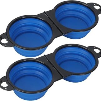 Складная миска для кормления 2 в 1, портативная, для путешествий на открытом воздухе, для собак и кошек, 1 предмет, товары для домашних животных, вода