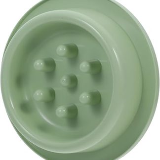 Корм для собак TOYANDONA с противоскользящим покрытием, медленного полива, прочный, устойчивый к проливанию и опрокидыванию, маленький, подходит для щенков, долговечен для кормления домашних животных.