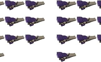 ISTOVO 20 шт. многоразовых электродов ЭКГ/ЭКГ с зажимом типа «крокодил» для животных, домашних питомцев, собак, кошек и ветеринарного использования, для крепления кабеля.