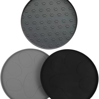 3 шт. непротекающие коврики для мисок домашних животных: для собак, воды, кошек, вылизывания, коврики для кошачьих мисок.