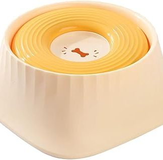 Миска для медленного поения – большая вместимость для здорового увлажнения, изготовлена ​​из полипропилена без бисфенола-А, не протекает, легко моется, подходит для щенков, домашних животных, для переносок на открытом воздухе.