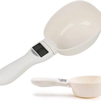 Мерная ложка - высокоточная мерная ложка для корма для домашних животных 800 г/0,1 г со светодиодным дисплеем | Точный кухонный инструмент для взвешивания со съемной ручкой, для домашней кухни, выпечки, приготовления пищи в квартире.