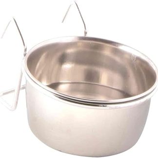 Миска Trixie из нержавеющей стали с ручкой, 150 мл