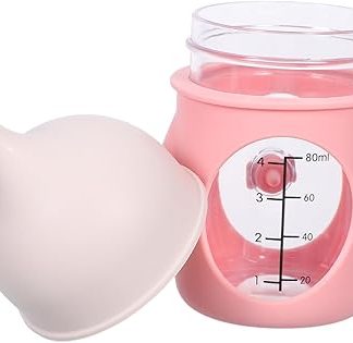 Бутылочка для кормления домашних животных Kisangel Safe с регулируемым потоком и мягкой силиконовой соской, розового цвета, идеально подходит для кормления молоком и водой.