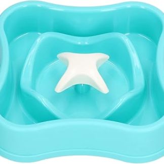 Миска для медленного кормления собак, антирегидратационный корм для собак, интерактивная тарелка для медленного кормления собак, вращающаяся на 360 градусов тарелка для щенка.