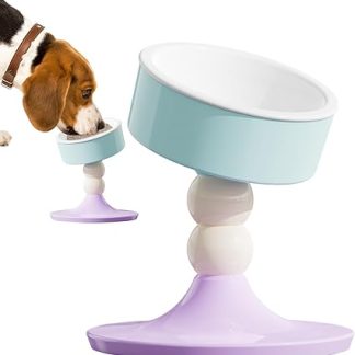 Приподнятые миски для кошек, устойчивые к опрокидыванию, вращающиеся на 360 градусов, регулируемая высота, поднимающиеся, миски для домашних животных, для использования в помещении и на улице, для кошек.
