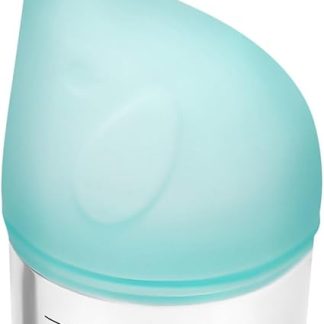 Бутылочка для кормления Kisangel с защитой от удушья для щенков и котят, силиконовая соска, безопасная для новорожденных, портативный контейнер для мелких животных, синий цвет.