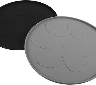 HANABASS 2 шт. Силиконовые противоскользящие миски для собак и младенцев. Водонепроницаемые. Защищают пол от пролитых жидкостей. Идеально подходят для кормления и питья. Способствуют медленному приему пищи. Легко моются.