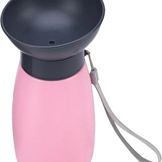 Бутылка для питья для собак, 600 мл | Протекающий дозатор, емкость для питья для прогулок, путешествий, походов, кемпинга на открытом воздухе