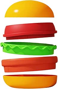 Миска для щенков, предотвращающая намокание | Средняя миска в форме гамбургера | Диспенсер для воды, предотвращающий кусание и жевание | Для развлечения и вылизывания