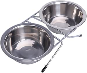 Автоматическая кормушка и поилка для домашних животных. Съемная поилка + чаша из нержавеющей стали.