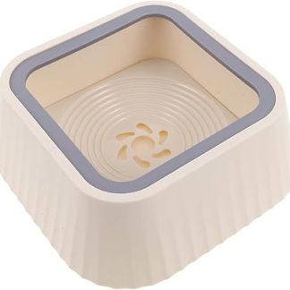 Плавающая миска для воды Toyvian, предотвращающая проливание, портативная поилка для собак и щенков с функцией медленного кормления, устойчивая к проливанию, для чистоты дома, в поездках и в автомобиле.