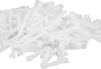 Одноразовые зажимы для пуповины животных, ПВХ-материал, безопасное покрытие для новорожденных, товары для здоровья сельскохозяйственных животных, 100 штук.