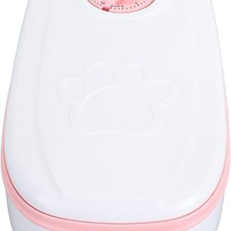 Автоматическая кормушка для кошек (универсальная), съемная интеллектуальная кормушка для собак с ограничением времени кормления (розовая)